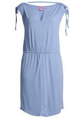 Salzhaut - GUFI Damen Tailliert - Basic Casual - Kleid - Reduziert - 7 - #farbe_ice-blue