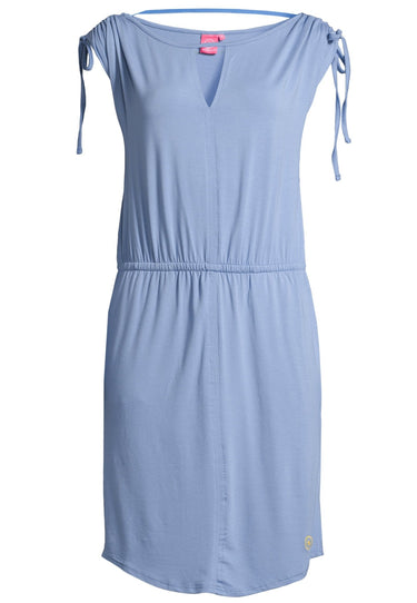 Salzhaut - GUFI Damen Tailliert - Basic Casual - Kleid - Reduziert - 7 - #farbe_ice-blue