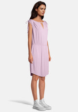 Salzhaut - GUFI Damen Tailliert - Basic Casual - Kleid - Reduziert - 5 - #farbe_flieder