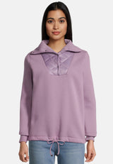 salzhaut - HAASKE Damen Sweatshirt Leicht tailliert - adenauer & co - Anker - Basic - 3 - #farbe_Purple