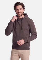 salzhaut - Herren Hoodie HEFF Regular Fit - adenauer & co - Anker - Basic - 132 - #farbe_Chocolate