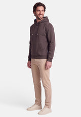 salzhaut - Herren Hoodie HEFF Regular Fit - adenauer & co - Anker - Basic - 134 - #farbe_Chocolate