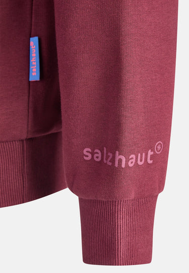 Salzhaut - HEFF Herren normale Passform - baumwollpullover - freizeitpullover - frühling - 91 - #farbe_merlot