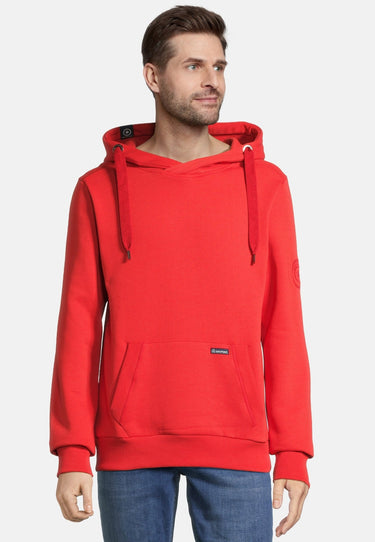 salzhaut - HEFF Herren normale Passform - Hamburg - Hoodie - Kapuzenpulli - 1 - #farbe_chilli-red