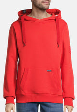 salzhaut - Herren Hoodie HEFF Regular Fit - adenauer & co - Anker - Basic - 16 - #farbe_Chilli Red