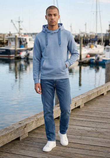 Salzhaut - HEFF Herren normale Passform - baumwollpullover - freizeitpullover - frühling - 2 - #farbe_jeans