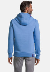 salzhaut - Herren Hoodie HEFF Regular Fit - adenauer & co - Anker - Basic - 50 - #farbe_Ocean Blue