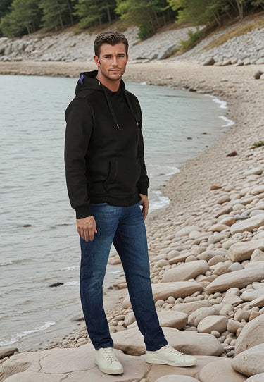 Salzhaut - HEFF Herren normale Passform - baumwollpullover - freizeitpullover - frühling - 70 - #farbe_black