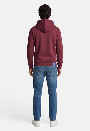 Salzhaut - HEFF Herren normale Passform - baumwollpullover - freizeitpullover - frühling - 87 - #farbe_merlot