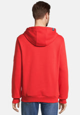 salzhaut - Herren Hoodie HEFF Regular Fit - adenauer & co - Anker - Basic - 17 - #farbe_Chilli Red