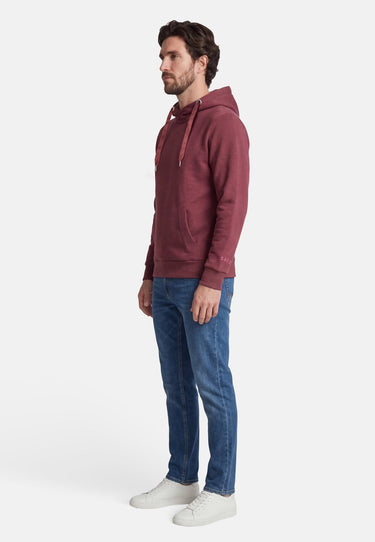 Salzhaut - HEFF Herren normale Passform - baumwollpullover - freizeitpullover - frühling - 88 - #farbe_merlot
