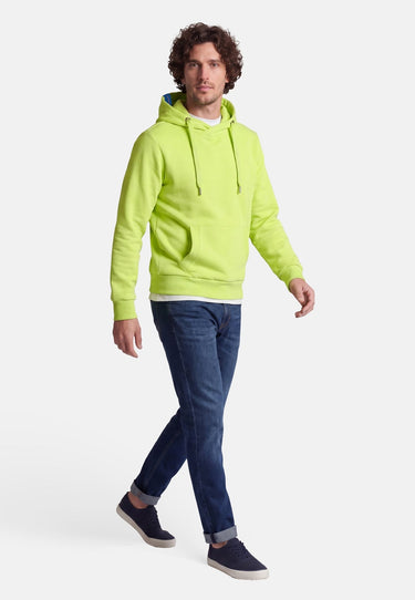 salzhaut - HEFF Herren Hoodie Regular Fit - adenauer & co - Anker - Basic - 120 - #farbe_Lime