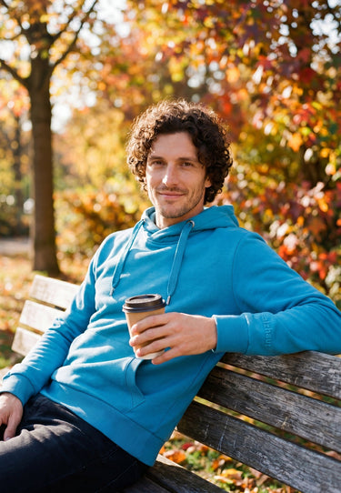 salzhaut - HEFF Herren Regular Fit, normale Passform - adenauer & co - Anker - Basic - 99 - #farbe_blue-moon
