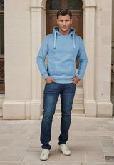 salzhaut - HEFF HOODIE Herren Hoodie normale Passform - adenauer & co - Anker - Basic - 1 - #farbe_Ice Blue