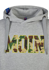 salzhaut - HEFF - MOIN Camouflage Herren Hoodie normale Passform - adenauer & co - Anker - Basic - 38 - #farbe_Grey Melange