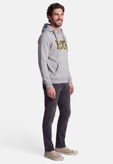 salzhaut - HEFF - MOIN Camouflage Herren Hoodie normale Passform - adenauer & co - Anker - Basic - 36 - #farbe_Grey Melange