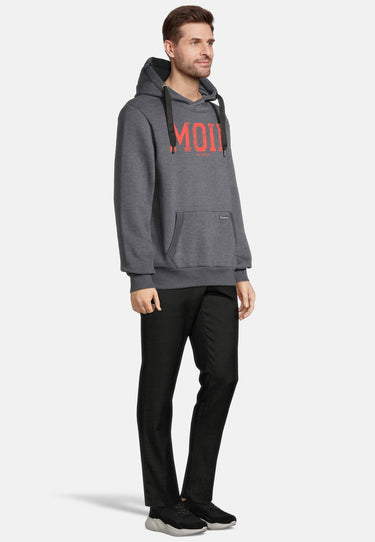 salzhaut - HEFF - MOIN Herren normale Passform - Kapuze - Kapuzenpulli - Sweat - 5 - #farbe_anthra-neon-red