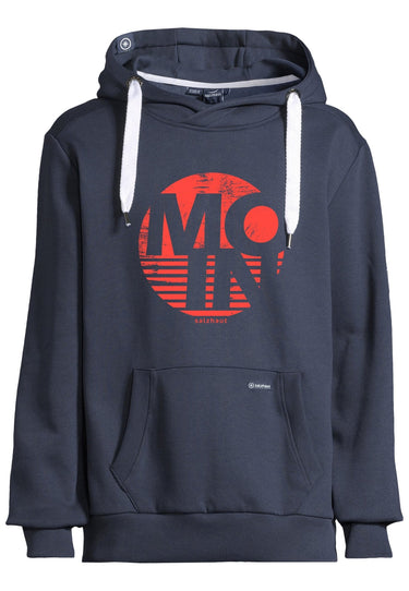 salzhaut - HEFF- MOIN RUND Herren normale Passform - Frontprint - Herren - Hoodie - 2 - #farbe_navy-neon-red