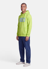salzhaut - Herren Hoodie HEFF - MOIN Stripes normale Passform - adenauer & co - Anker - Basic - 27 - #farbe_Lime-Ocean Blue