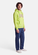 salzhaut - Herren Hoodie HEFF - MOIN Stripes normale Passform - adenauer & co - Anker - Basic - 34 - #farbe_Lime-Red