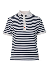 Salzhaut - HEIKE Damen normale Passform - Damen - Polo-Shirt - Reduziert - 7 - #farbe_purple-white
