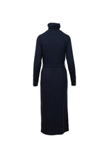 salzhaut - HENNY Damen Langes Kleid (Maxi) Tailliert - adenauer & co - Anker - Basic - 2 - #farbe_Navy