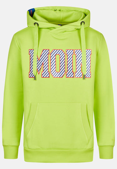 salzhaut - Herren Hoodie HEFF - MOIN Stripes normale Passform - adenauer & co - Anker - Basic - 35 - #farbe_Lime-Red