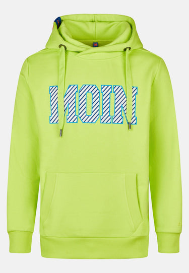 salzhaut - Herren Hoodie HEFF - MOIN Stripes normale Passform - adenauer & co - Anker - Basic - 26 - #farbe_Lime-Ocean Blue
