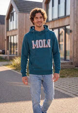salzhaut - Herren Hoodie HEFF - MOIN Stripes normale Passform - adenauer & co - Anker - Basic - 18 - #farbe_Dragonfly-Red