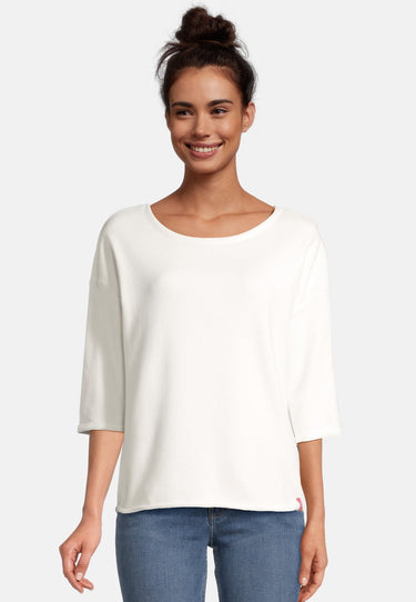 salzhaut - HEVEN Damen Tailliert - Hamburg - Rundhals - Sweatshirt - 16 - #farbe_offwhite