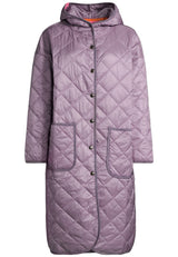 salzhaut - HUSNA Damen Steppmantel Weit - adenauer & co - Anker - Basic - 3 - #farbe_Purple