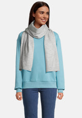 salzhaut - ILLIK Damen Schal normale Passform - adenauer & co - Anker - Basic - 3 - #farbe_Grey Melange