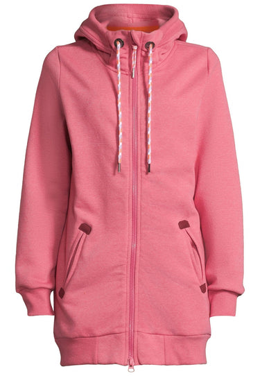 Salzhaut - INGEBORG Damen Leicht tailliert - Hamburg - Hoodiejacke - Kapuze - 2 - #farbe_raspberry