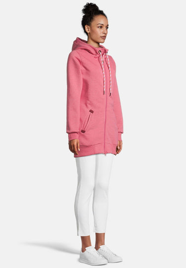 Salzhaut - INGEBORG Damen Leicht tailliert - Hamburg - Hoodiejacke - Kapuze - 5 - #farbe_raspberry