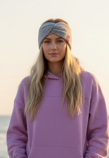 salzhaut - INTSE Damen Stirnband Onesize - adenauer & co - Anker - Basic - 1 - farbe_Grey Melange