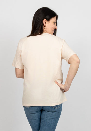 Salzhaut - KÄIES Damen Oversized - love - Oversize - Polo-Shirt - 2 - #farbe_beige
