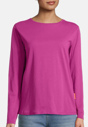 salzhaut - KANT Damen normale Passform - Hamburg - Langarmshirt - Rundhals - 14 - #farbe_plum