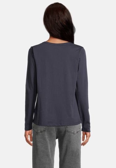 salzhaut - KANT Damen normale Passform - Hamburg - Langarmshirt - Rundhals - 30 - #farbe_navy