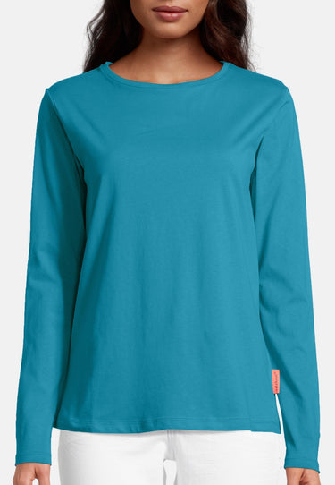 salzhaut - KANT Damen normale Passform - Hamburg - Langarmshirt - Rundhals - 9 - #farbe_fjord