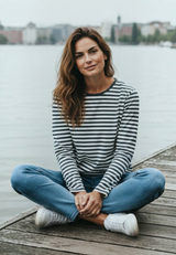 salzhaut - KANT - RINGEL Damen normale Passform - adenauer & co - Anker - Basic - 1 - #farbe_navy-offwhite