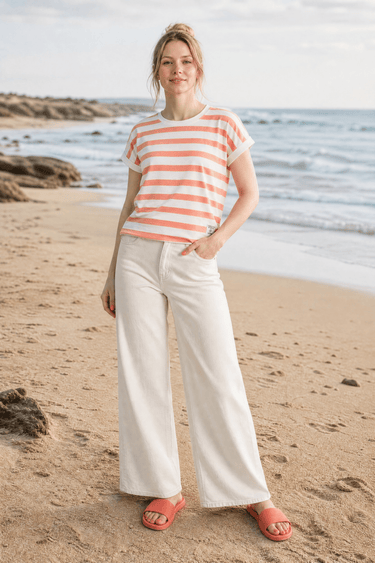 salzhaut - KAUKJE Damen Regular Fit - adenauer & co - Anker - Basic - 11 - farbe_Beige Coral
