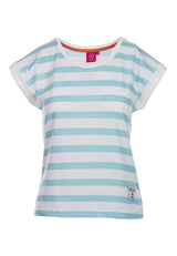 Salzhaut - KAUKJE Damen Regular Fit - Reduziert - ringel - Rundhals - 2 - #farbe_beige-aqua