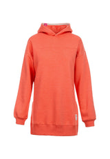 Salzhaut - KESTÓÓNJE Damen Gerade - Hoodie - Kapuzenpullover - Langarmshirt - 2 - #farbe_coral
