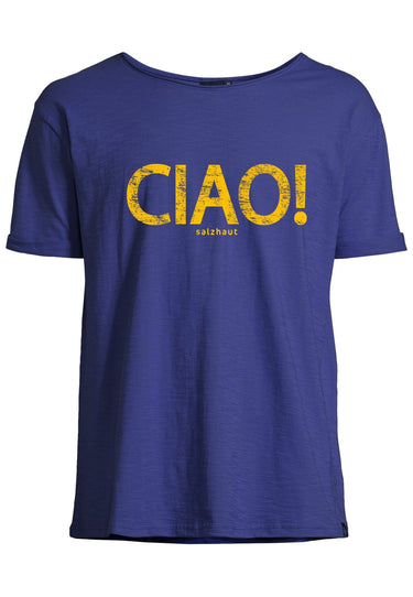 Salzhaut - KIMM - CIAO Herren Regular Fit - Frontprint - Reduziert - Rundhals - 7 - #farbe_indigo