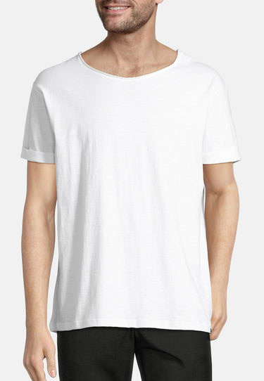 salzhaut - KIMM Herren Regular Fit - Basic Casual - Rundhals - T-Shirt - 23 - #farbe_white