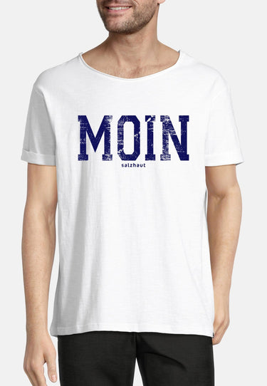 salzhaut - KIMM - MOIN Herren Regular Fit - Frontprint - Rundhals - T-Shirt - 13 - #farbe_white-navy