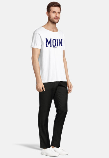 salzhaut - KIMM - MOIN Herren Regular Fit - Frontprint - Rundhals - T-Shirt - 15 - #farbe_white-navy