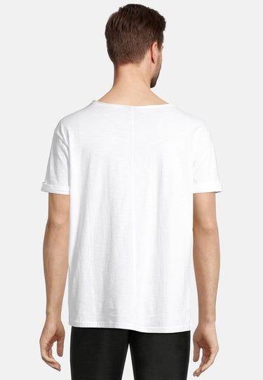 salzhaut - KIMM - MOIN Herren Regular Fit - Frontprint - Rundhals - T-Shirt - 29 - #farbe_white