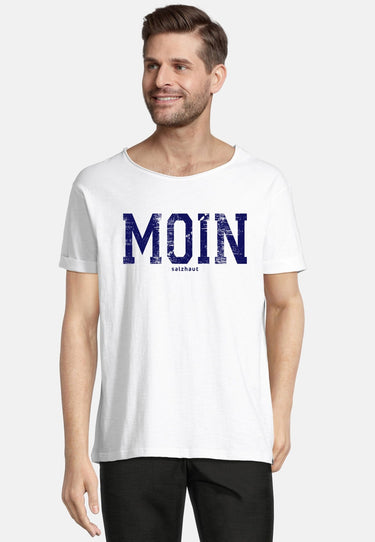 salzhaut - KIMM - MOIN Herren Regular Fit - Frontprint - Rundhals - T-Shirt - 11 - #farbe_white-navy
