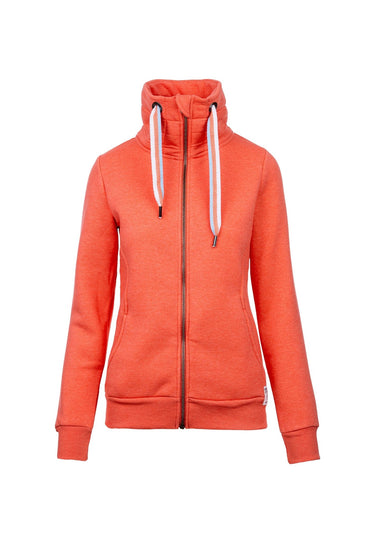 salzhaut - KLENNER Damen Regular Fit - Backprint - Hamburg - Sweatjacke - 2 - #farbe_coral